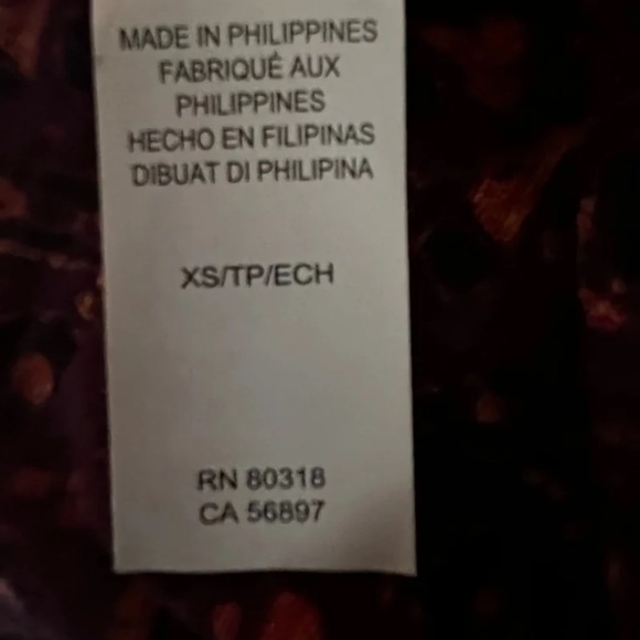 New with Tag Women’s Lucky Brand Paisley Blouse Hot Deal - Picture 9 of 12